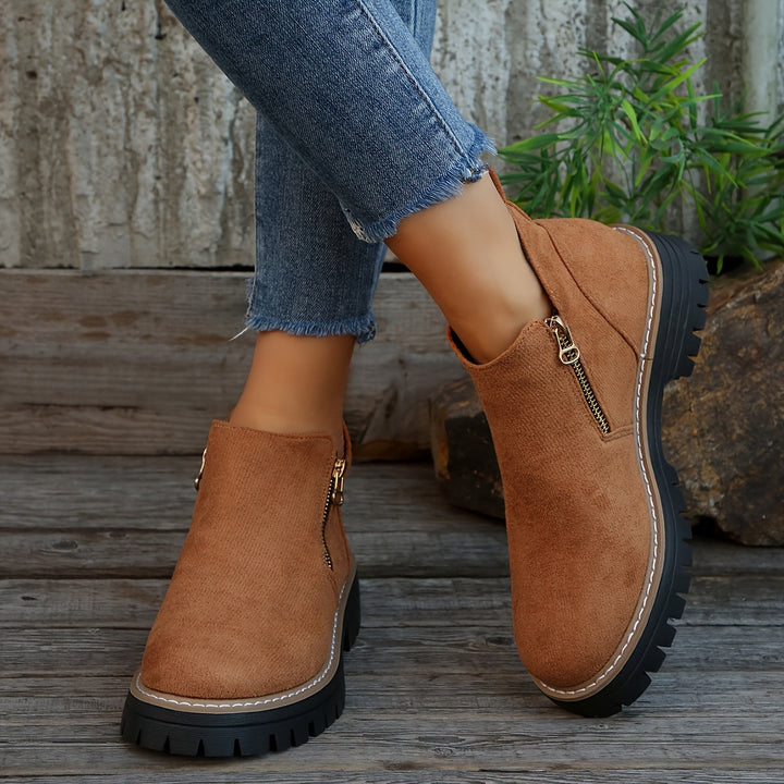 Celine | Zip Ankle Boots