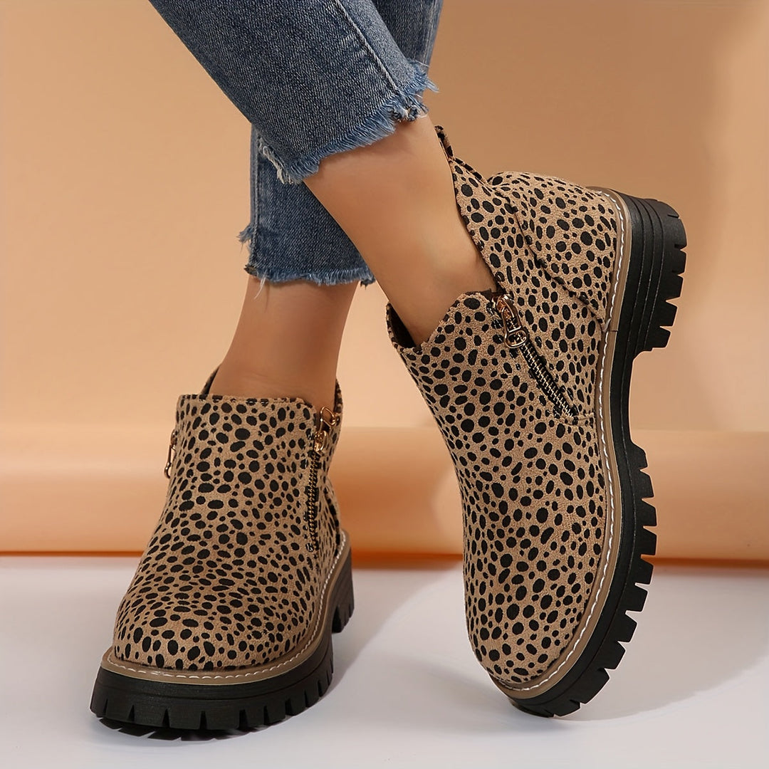 Celine | Zip Ankle Boots