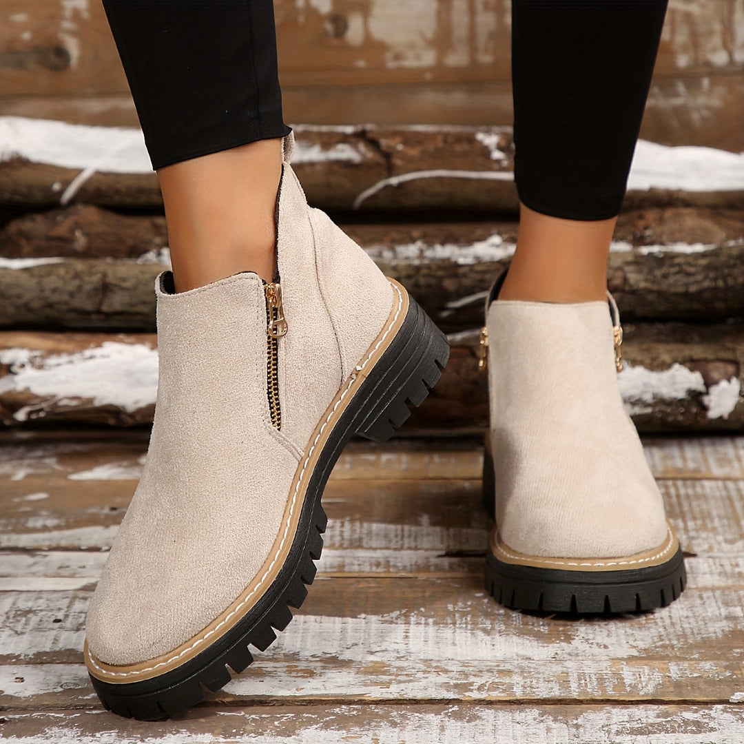 Celine | Zip Ankle Boots