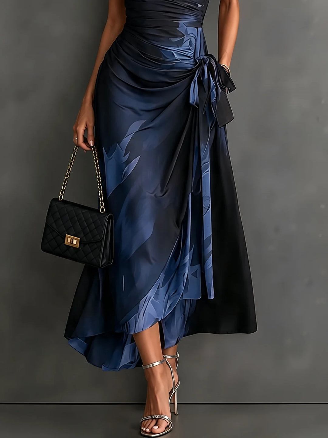 Beatrice | Abstract Wrap Dress