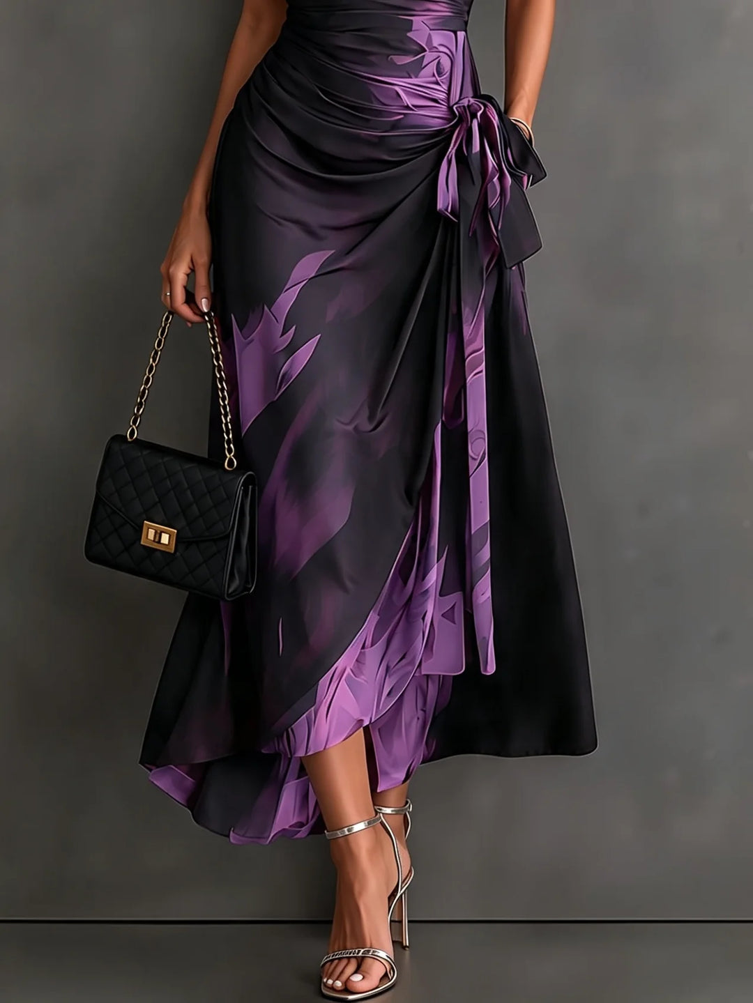 Beatrice | Abstract Wrap Dress