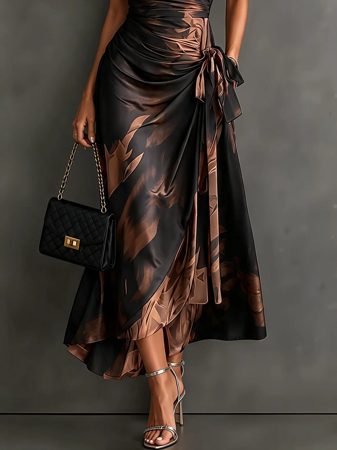 Beatrice | Abstract Wrap Dress