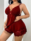 Clara | Lace-Trim Cami Pajama Set