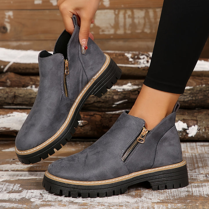 Celine | Zip Ankle Boots