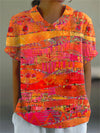 Isla | Abstract Print Blouse