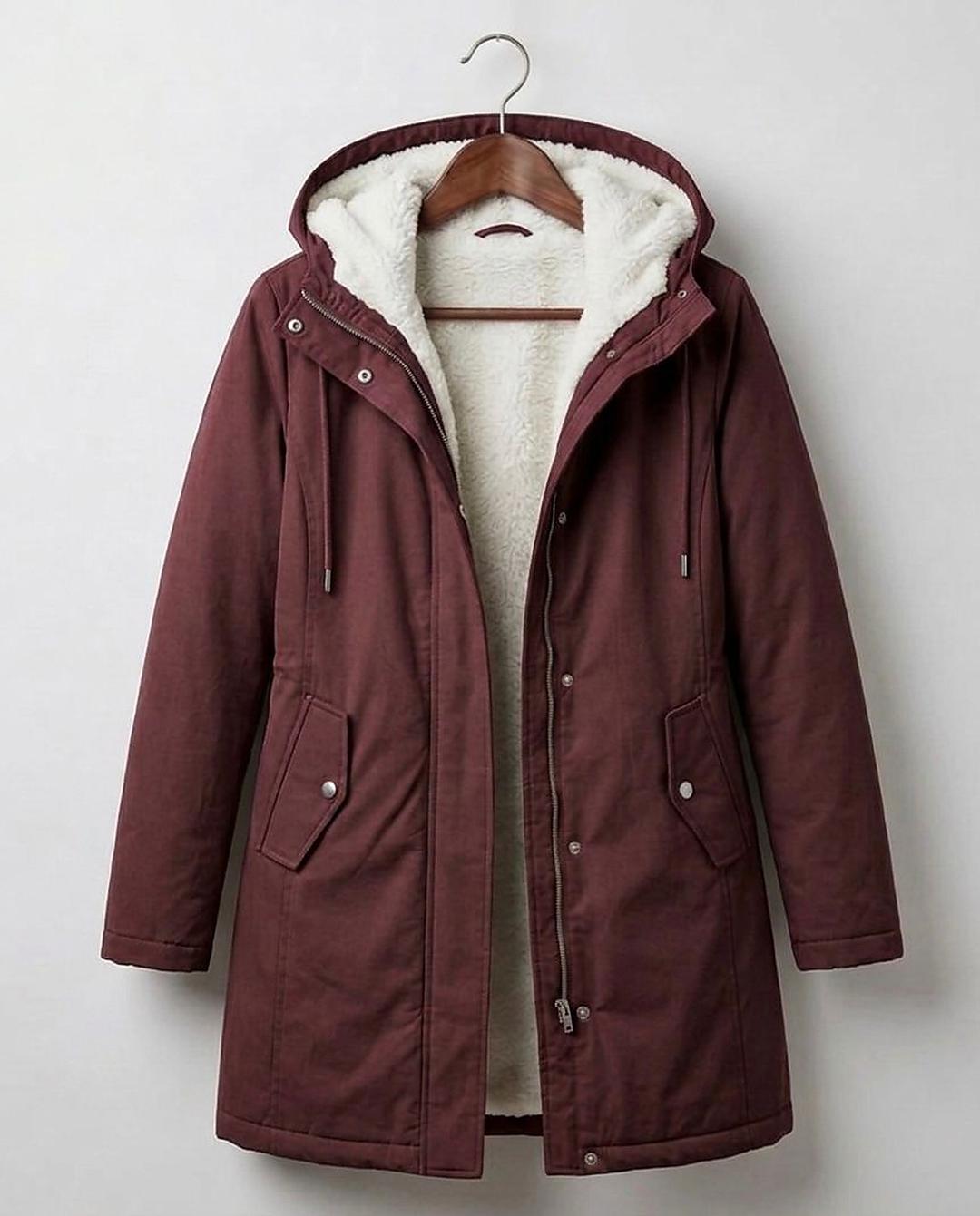 Audrey | Cozy Hooded Water-Resistant Coat
