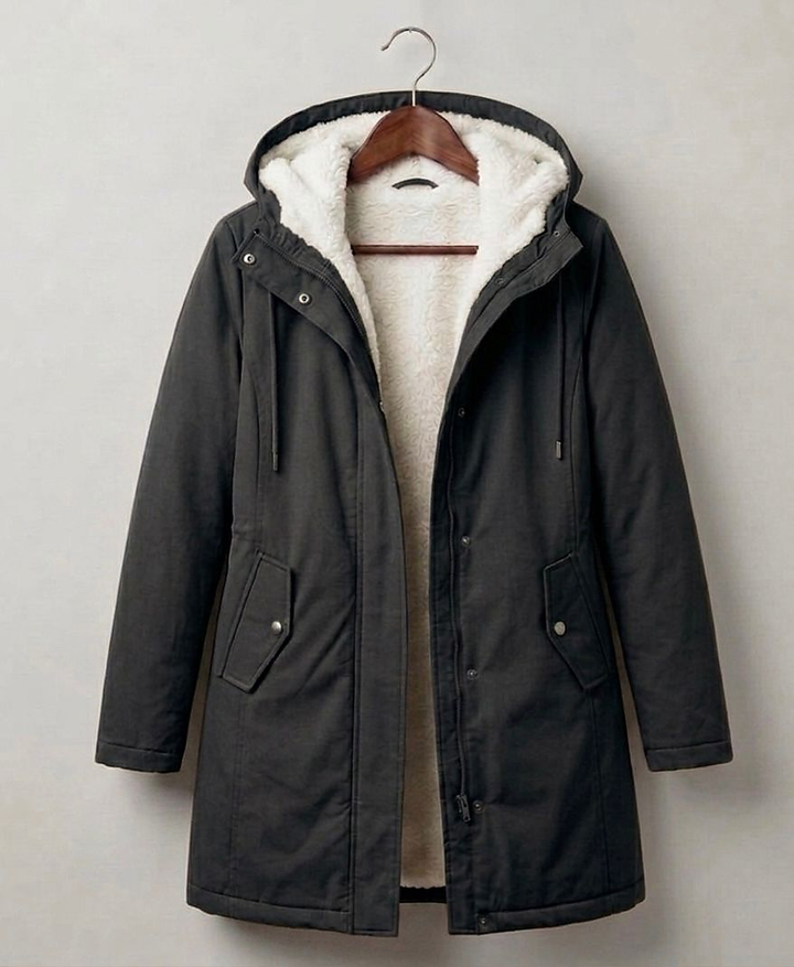 Audrey | Cozy Hooded Water-Resistant Coat
