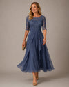 Avery | Draped Midi Dress