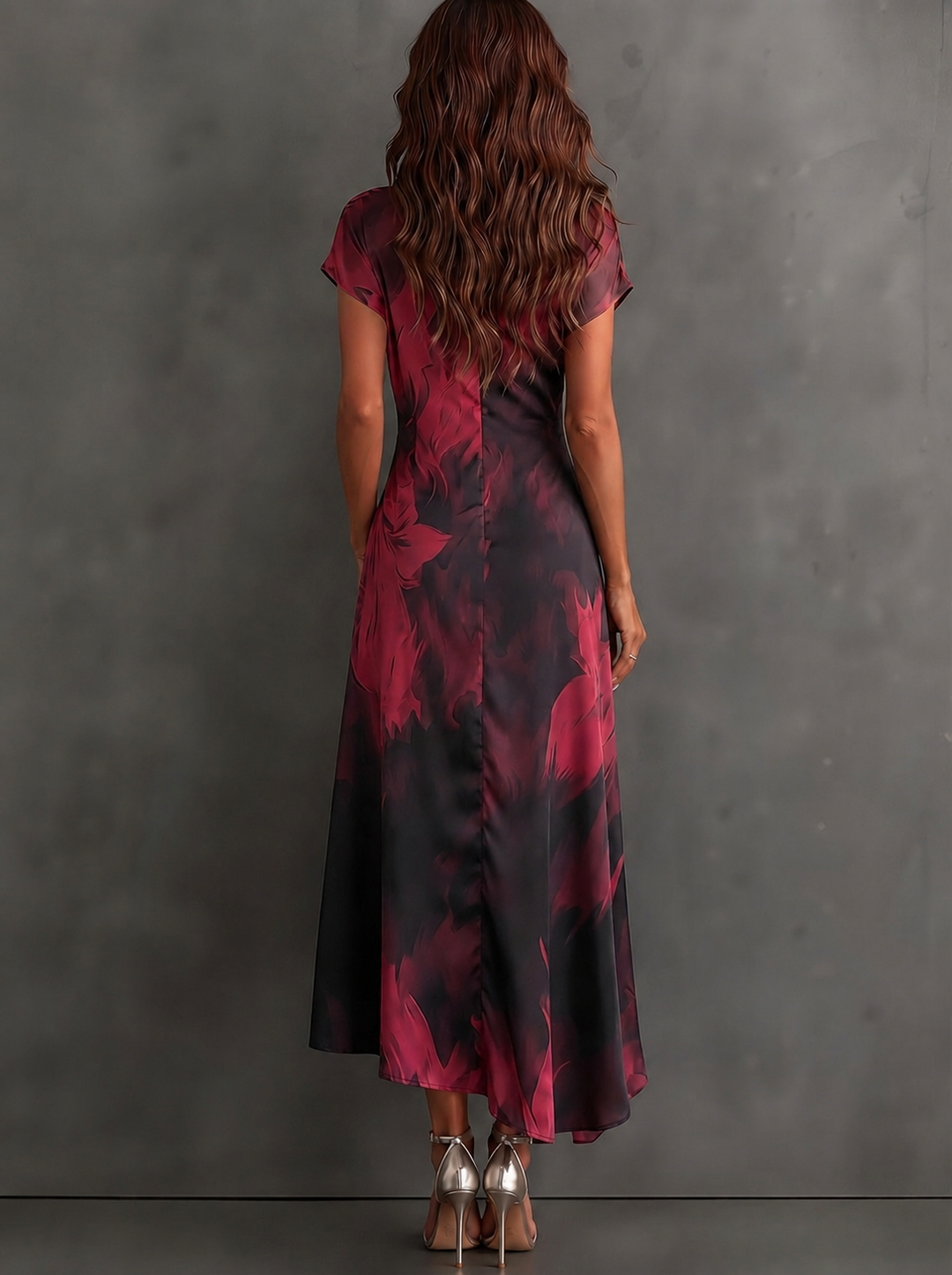 Beatrice | Abstract Wrap Dress