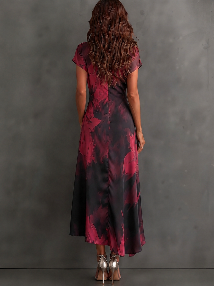 Beatrice | Abstract Wrap Dress