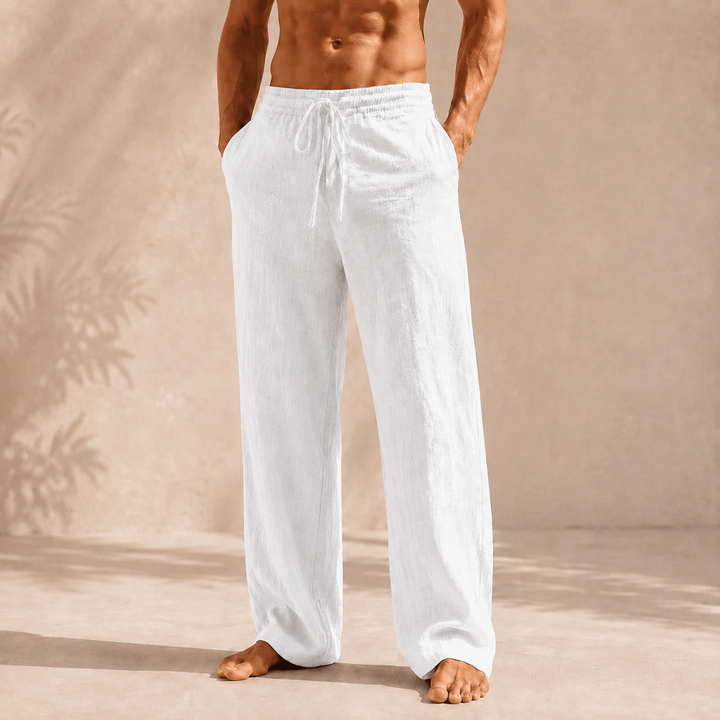Mason | Men’s Linen Drawstring Pants