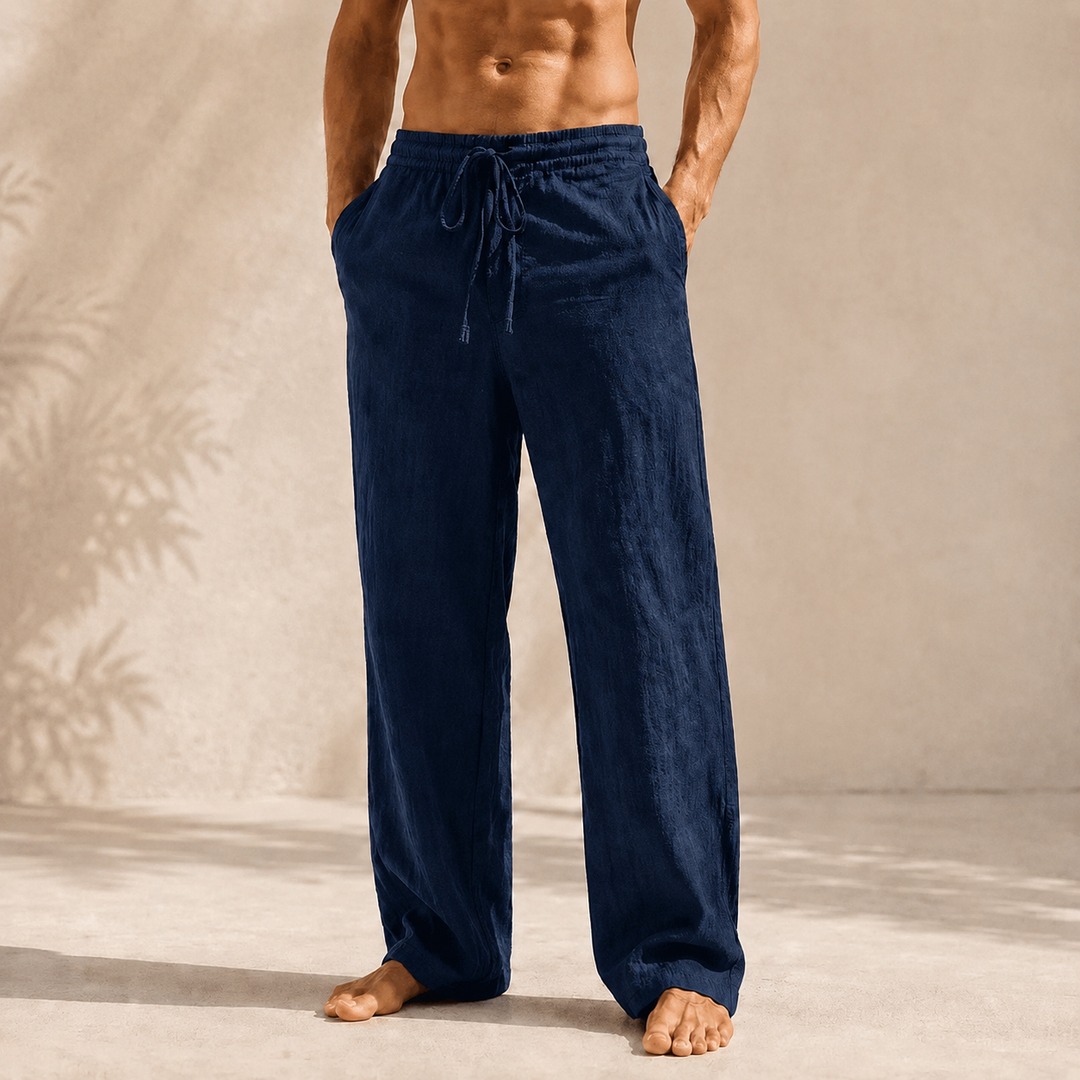 Mason | Men’s Linen Drawstring Pants