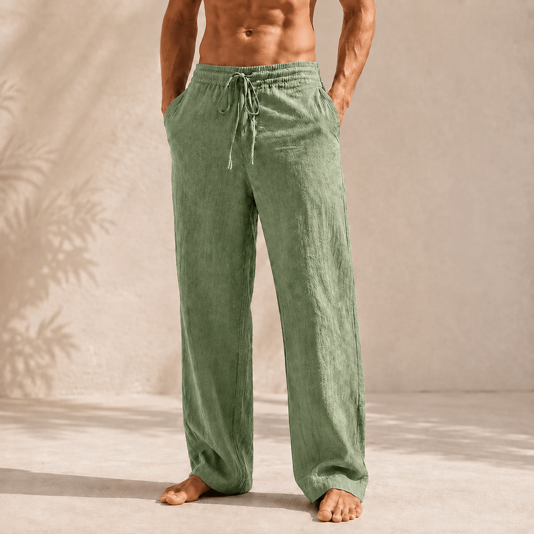 Mason | Men’s Linen Drawstring Pants