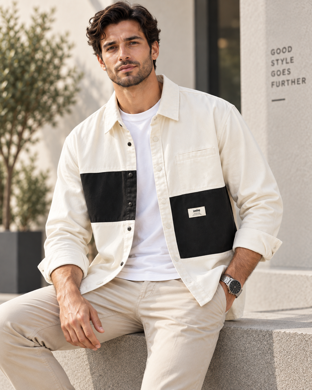 Miles | Colorblock Workwear Overshirt