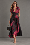 Beatrice | Abstract Wrap Dress