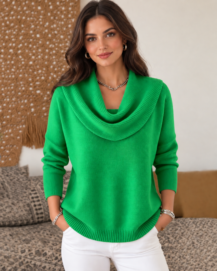 Sylvie | Cowl-Neck Sweater