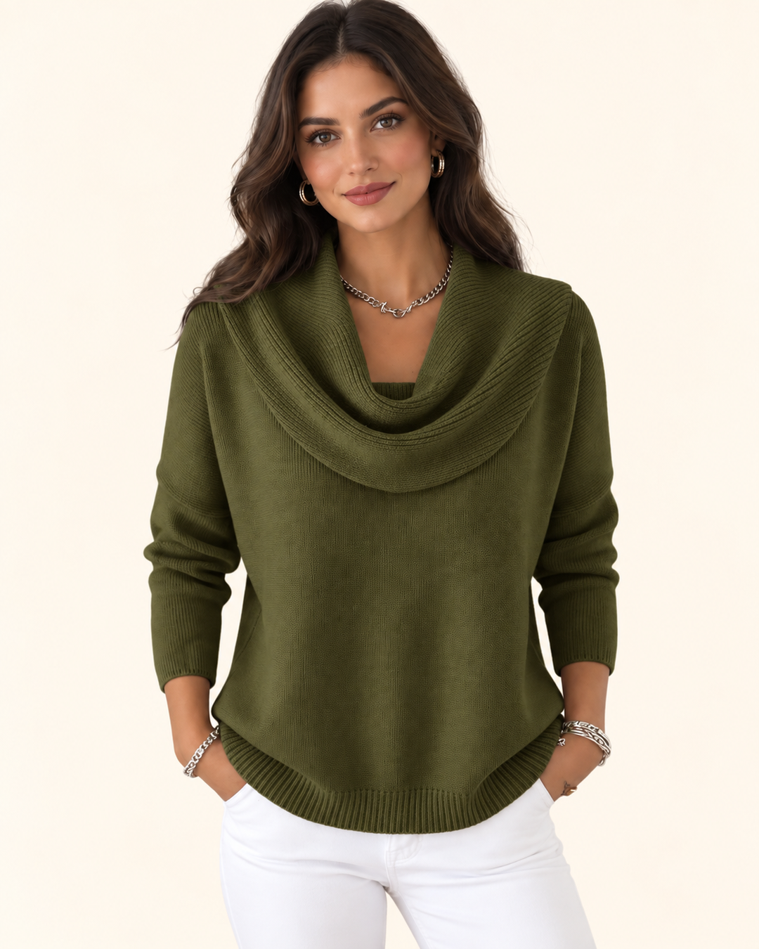 Sylvie | Cowl-Neck Sweater