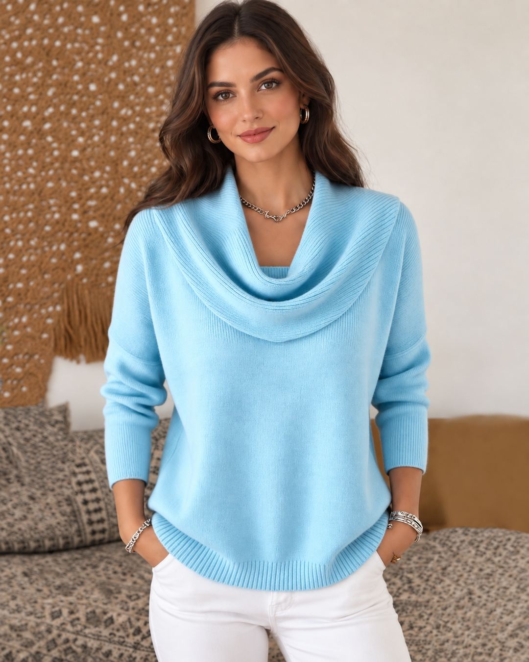 Sylvie | Cowl-Neck Sweater