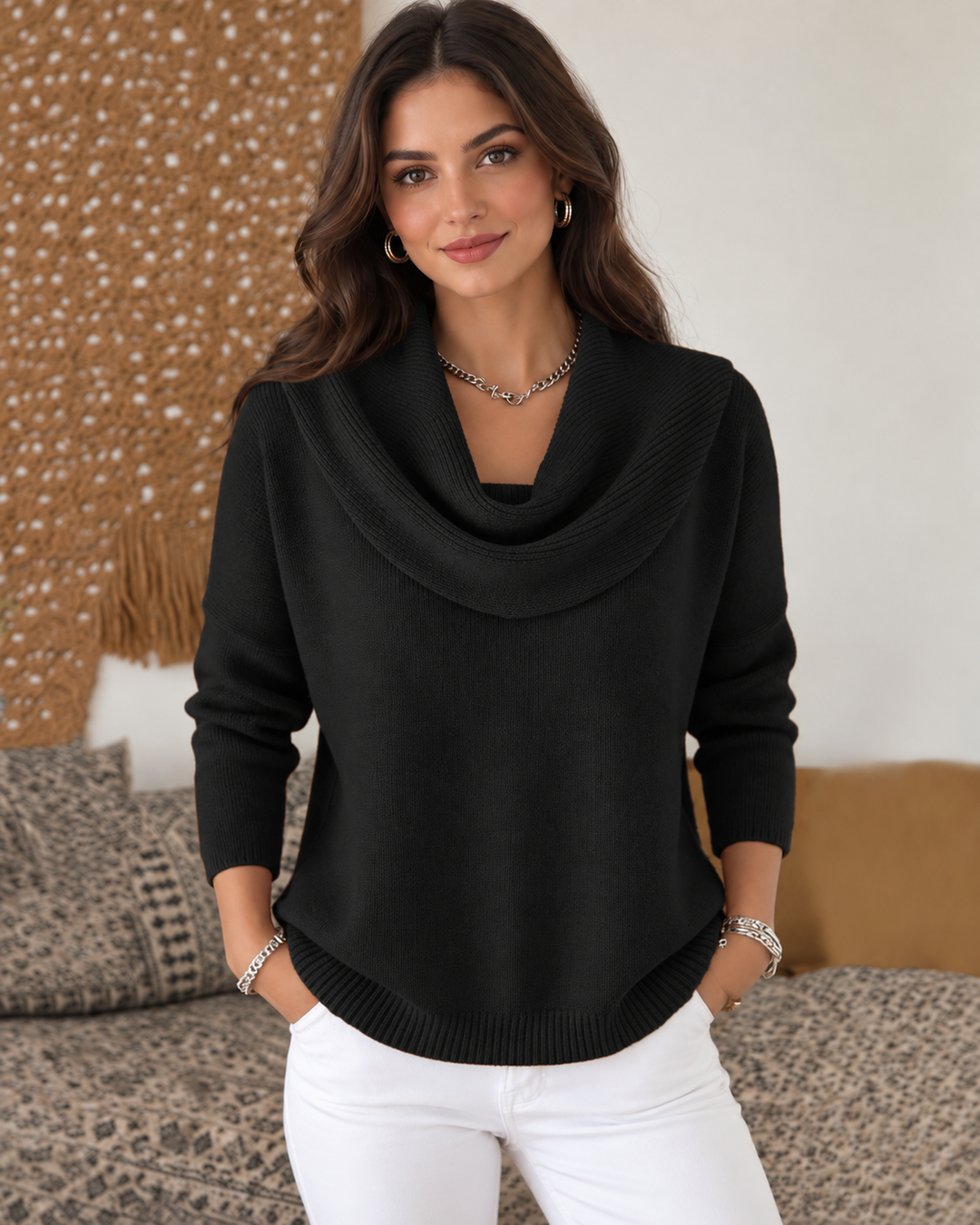 Sylvie | Cowl-Neck Sweater