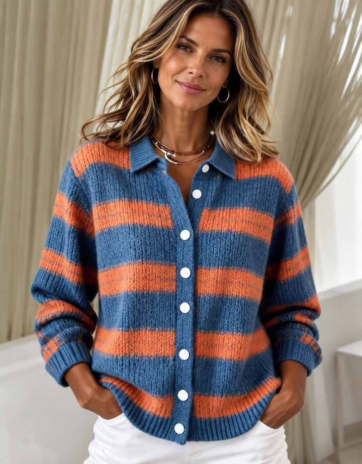 Talia | Patterned Knit Cardigan