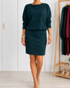 Elena | Sparkle Detail Long Sleeve Dress