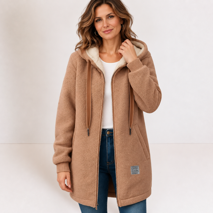 Hallie | Cozy Hooded Fleece Jacket