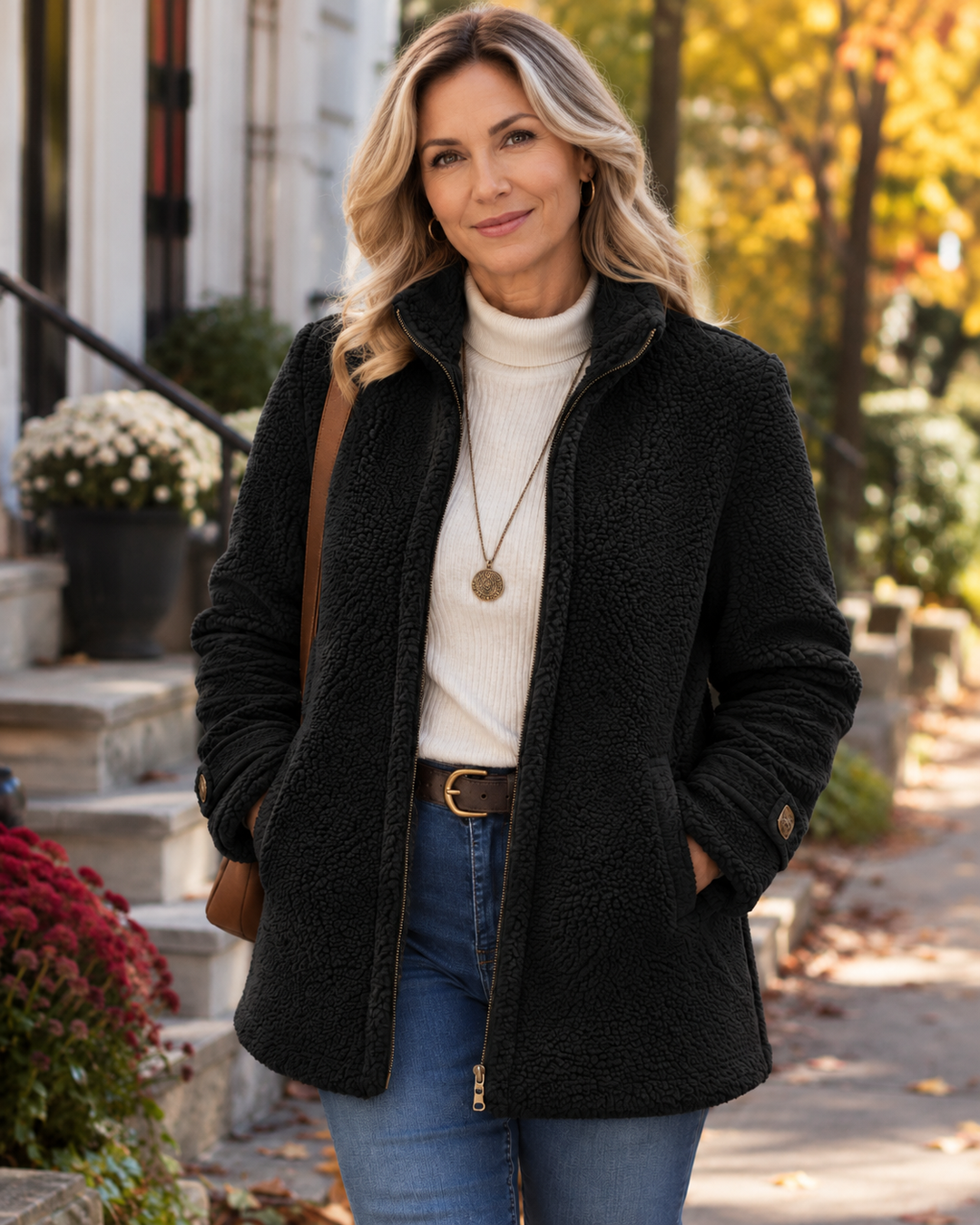 Delilah | Cozy Stand Collar Jacket