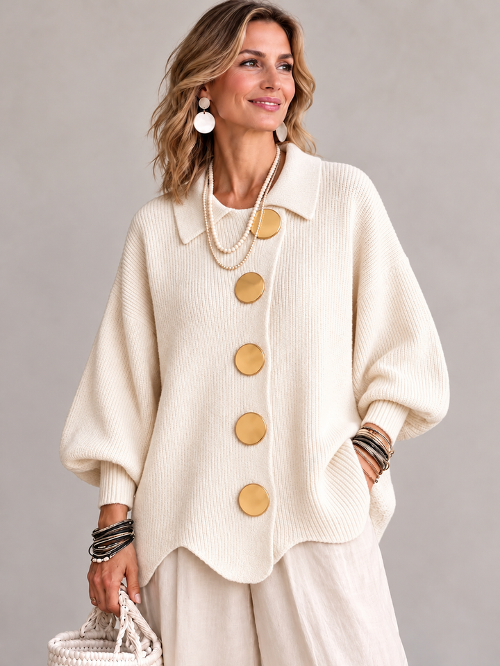 Greta | Chunky Knit Cardigan