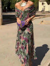 Elegant Chiffon Off-Shoulder Long Dress