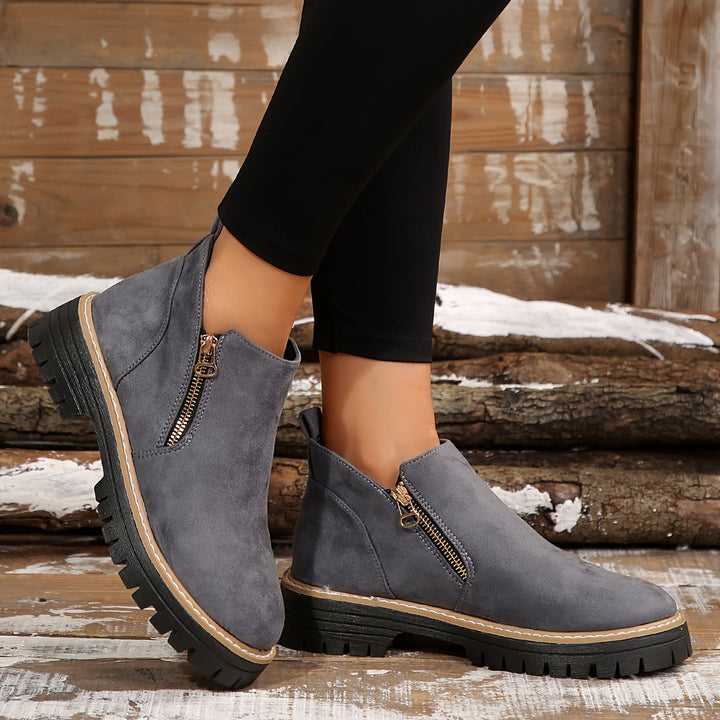 Celine | Zip Ankle Boots