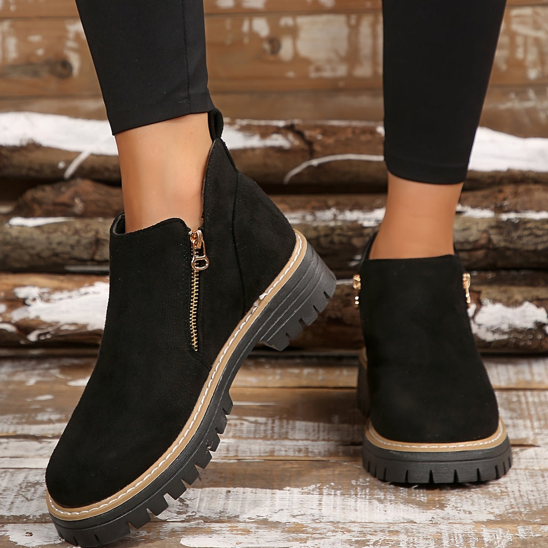 Celine | Zip Ankle Boots