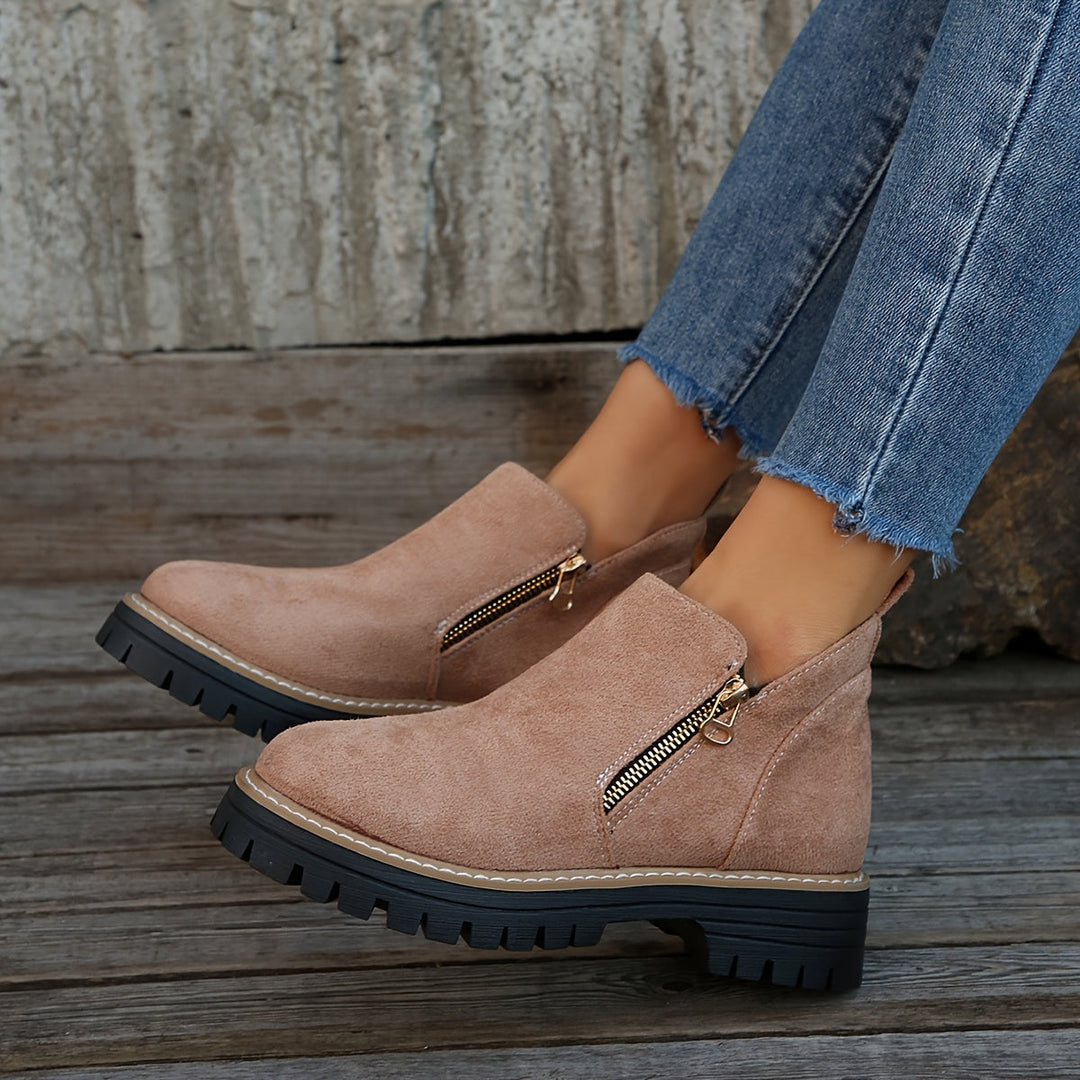 Celine | Zip Ankle Boots