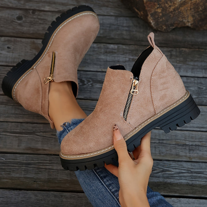 Celine | Zip Ankle Boots