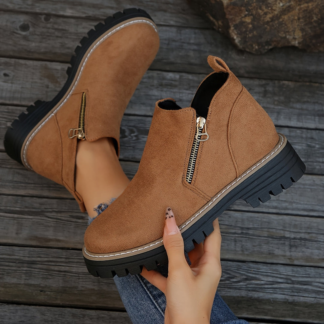 Celine | Zip Ankle Boots