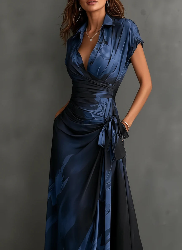 Beatrice | Abstract Wrap Dress