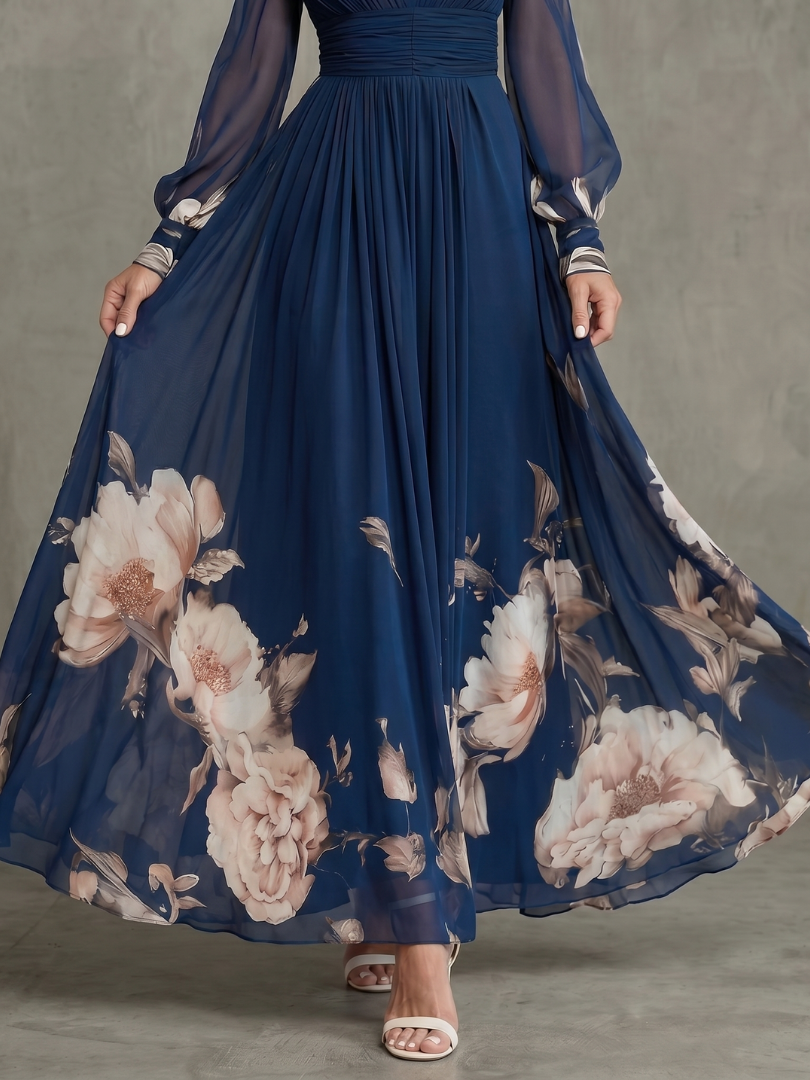Seraphina | Floral Hem Maxi Dress