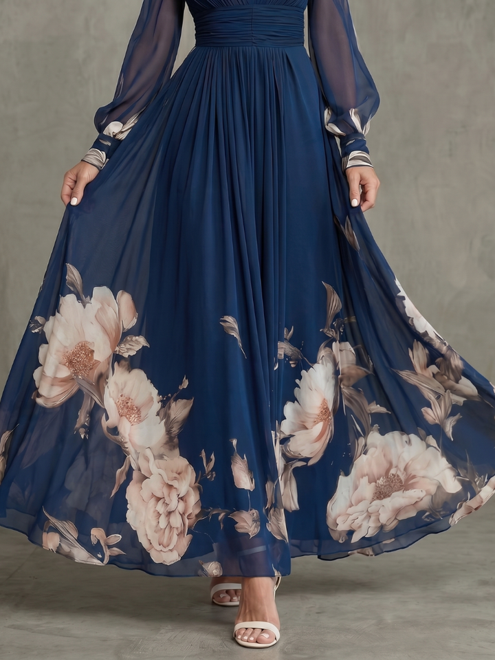 Seraphina | Floral Hem Maxi Dress