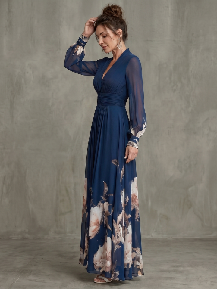 Seraphina | Floral Hem Maxi Dress